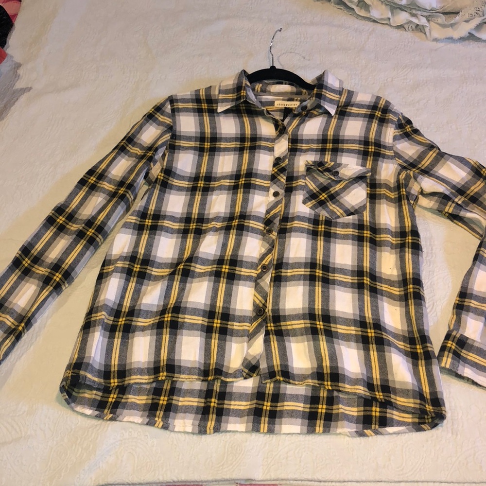 Flannel plaid shirt